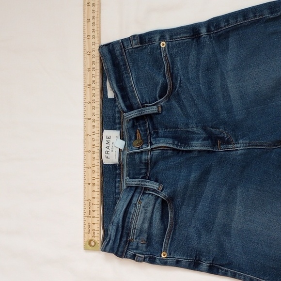 Frame Denim Womens Jeans Sz 26 Le High Skinny Stretch Fall Winter Boots Western - Picture 9 of 12